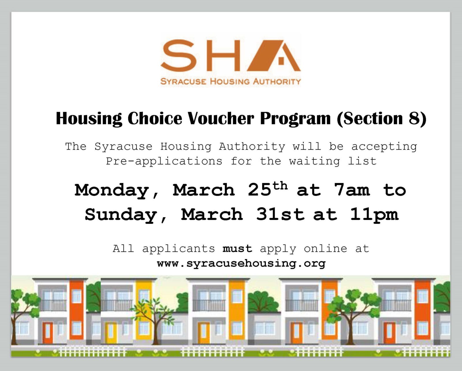 how to apply for section 8 in syracuse ny
